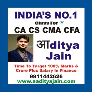 CA/CS/CMA/CFA Faculty Aaditya Jain Stock Market /JOB /Career /AMENDMENT/QUESTION PAPER /FM/SFM