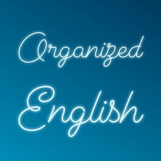 Organized.english