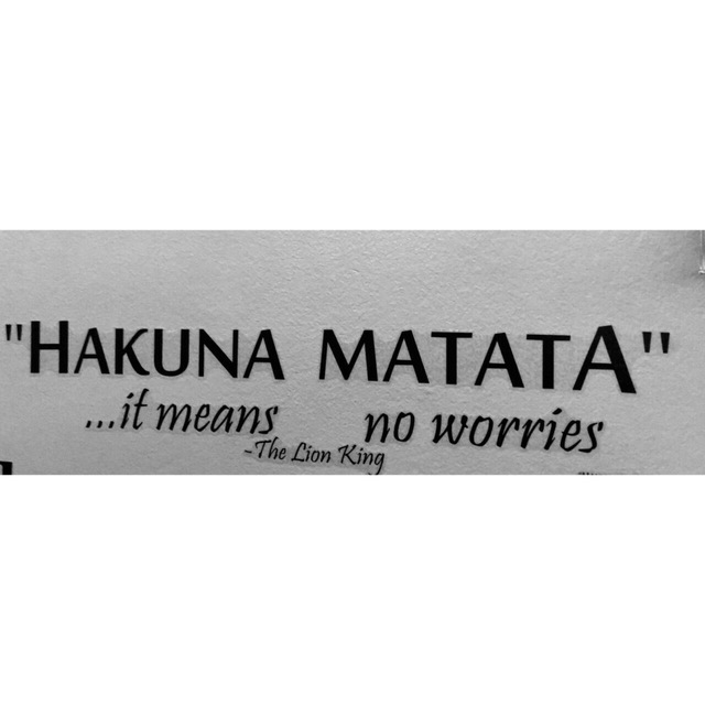 Hakuna Matata ??