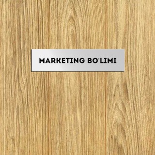 Marketing bo'limi