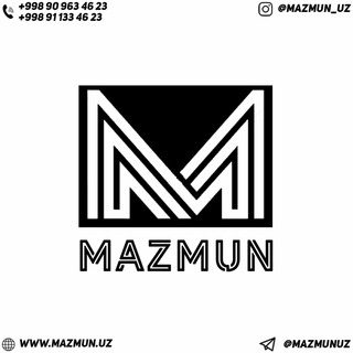 Mazmun.uz | Rasmiy Kanal