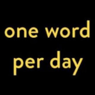 One Word Per Day